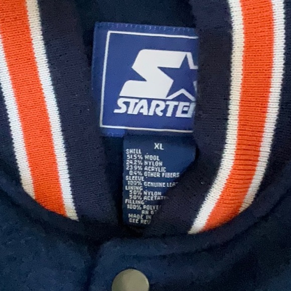 Amazing VINTAGE STARTER Syracuse Varsity Jacket - Picture 2 of 8